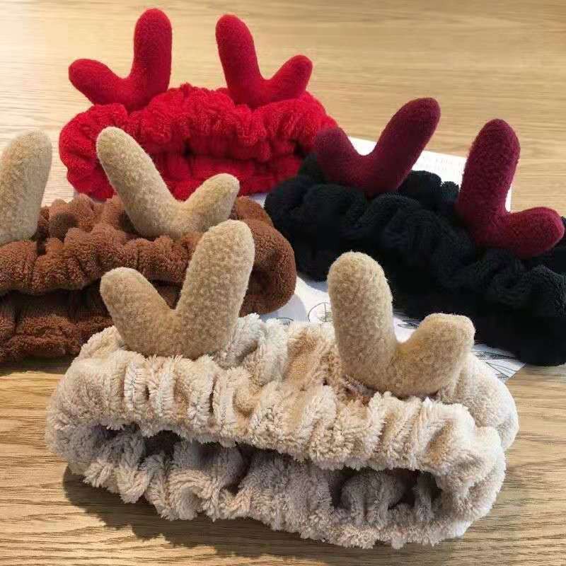 Băng Đô Cài Tóc Hình Sừng Tuần Lộc Đáng Yêu Cho Nữ