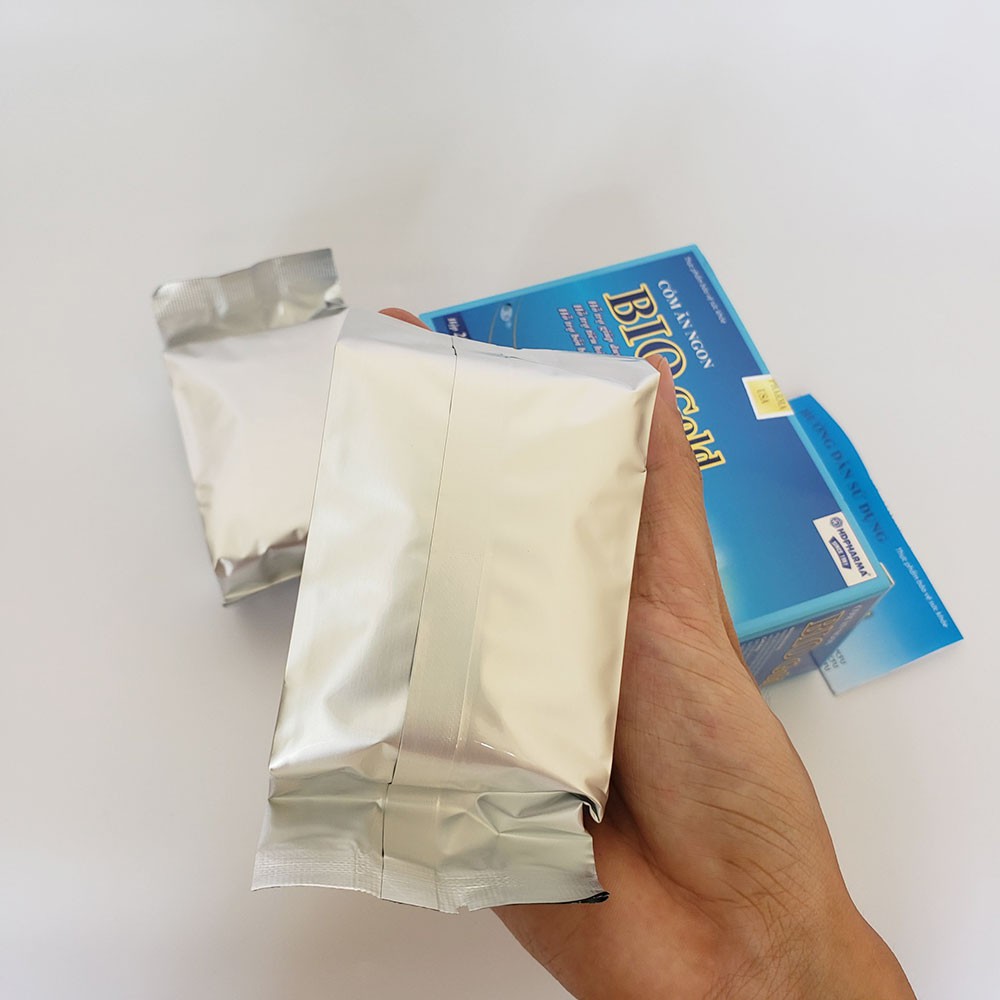 Cốm ăn ngon cho bé Bio Gold giảm tiêu chảy và táo bón bổ sung lợi khuẩn hộp 20 gói