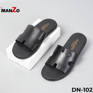 [DA THẬT] Dép nam da bò cao cấp - Manzo 102