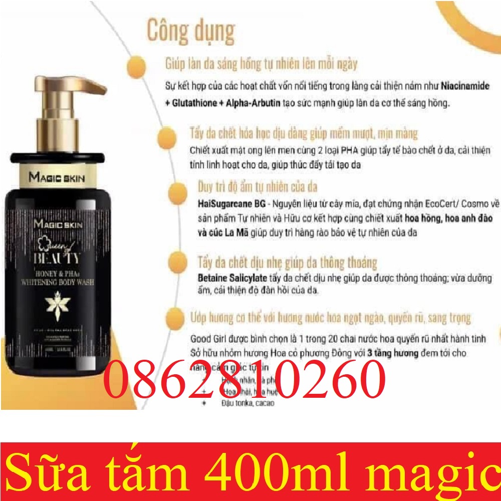 SỮA TẮM MẬT ONG MAGIC SKIN