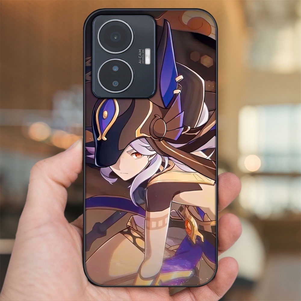 Ốp lưng Vivo Y55 2022 viền đen in hình Cyno Genshin Impact