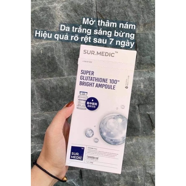 Tinh Chất Truyền Trắng Neogen Sur.Medic+ Super Glutathione 100 Bright Ampoule
