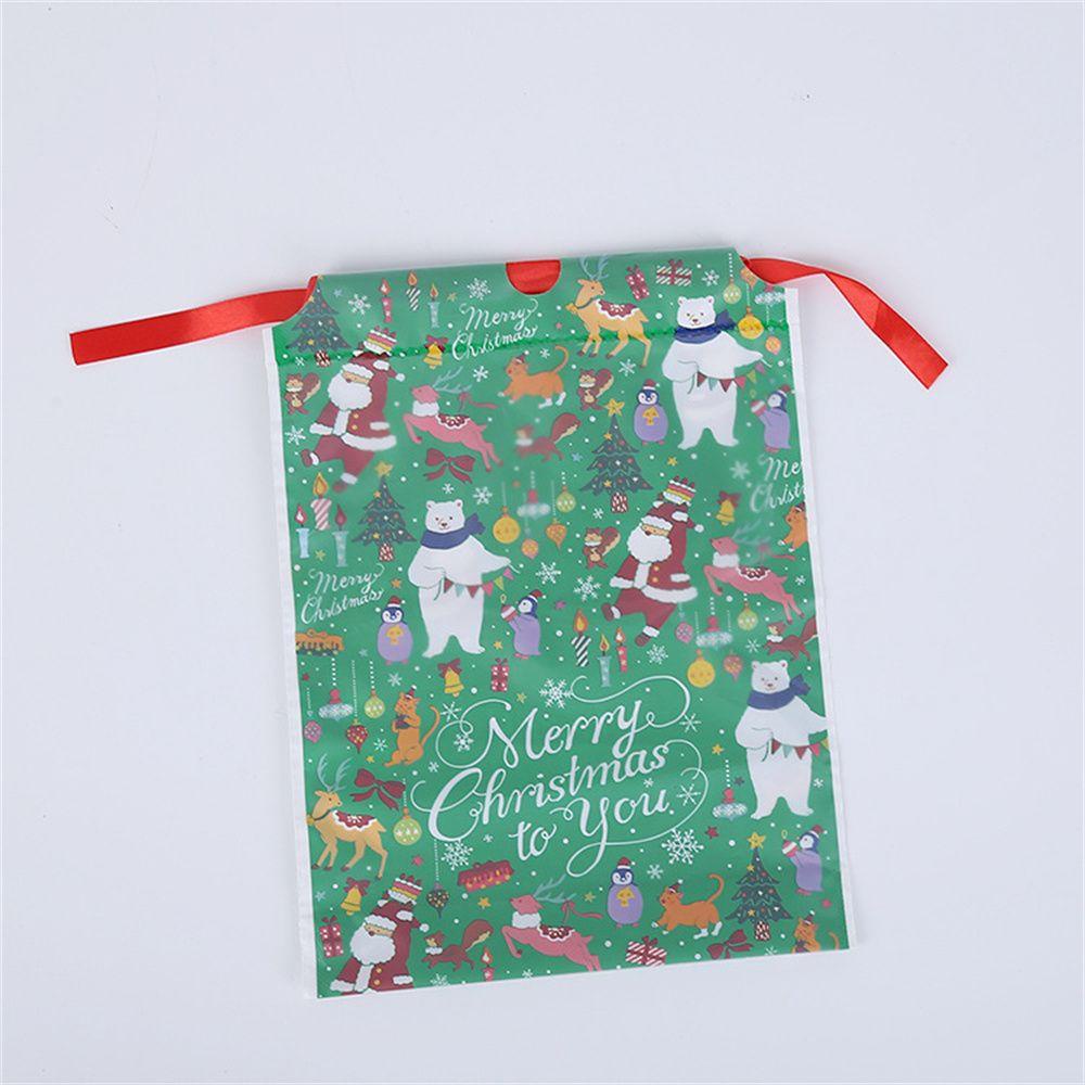 Túi Đựng Kẹo Giáng Sinh Hình Ông Già Noel Hoạt Hình