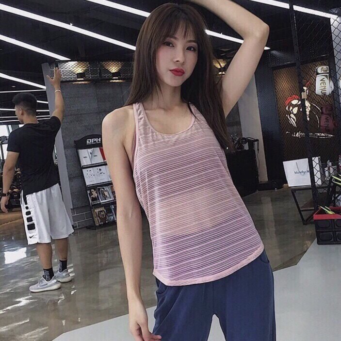 Áo Tank Gym H297 GIRL ON FIRE áo tanktop ba lỗ tập gym tập yoga Đồ tập nữ Rẻ Đẹp 𝑮𝒀𝑴𝑺𝑻𝑶𝑹𝑬