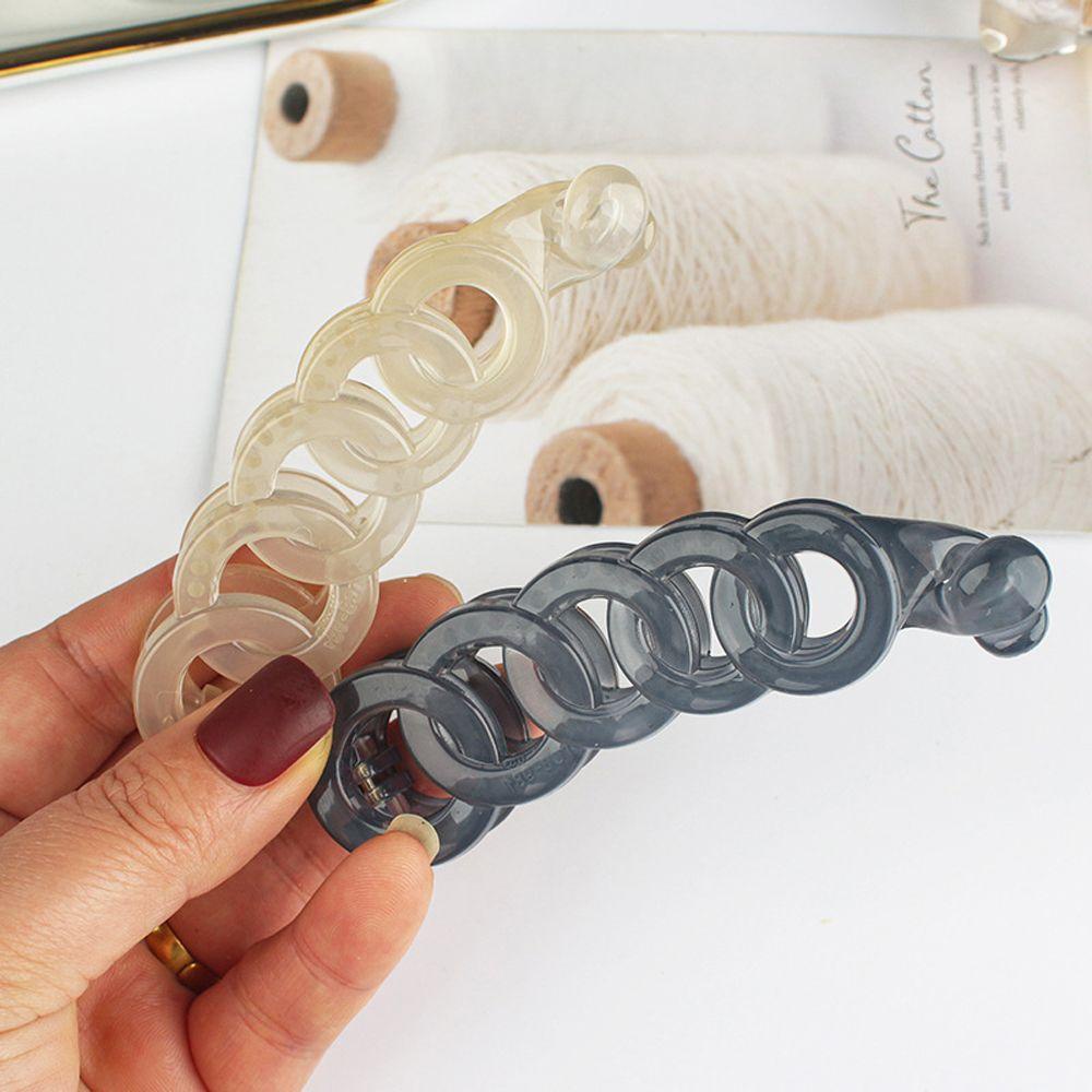 Kẹp Tóc VANES1 Dạng Đứng Thiết Kế Hình Học Màu Sắc Kẹo Ngọt Dễ Thương