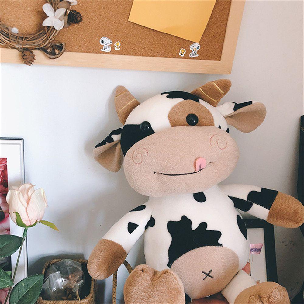 Thú Nhồi Bông Hình Chú Bò Mềm Mại 35CM Dành Cho Bé