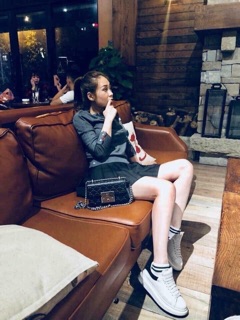 Tất sọc cổ ngắn
