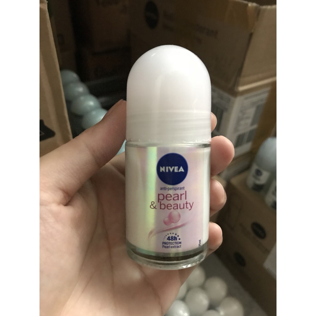 Lăn NiViA Ngọc trai 25ml-50ml