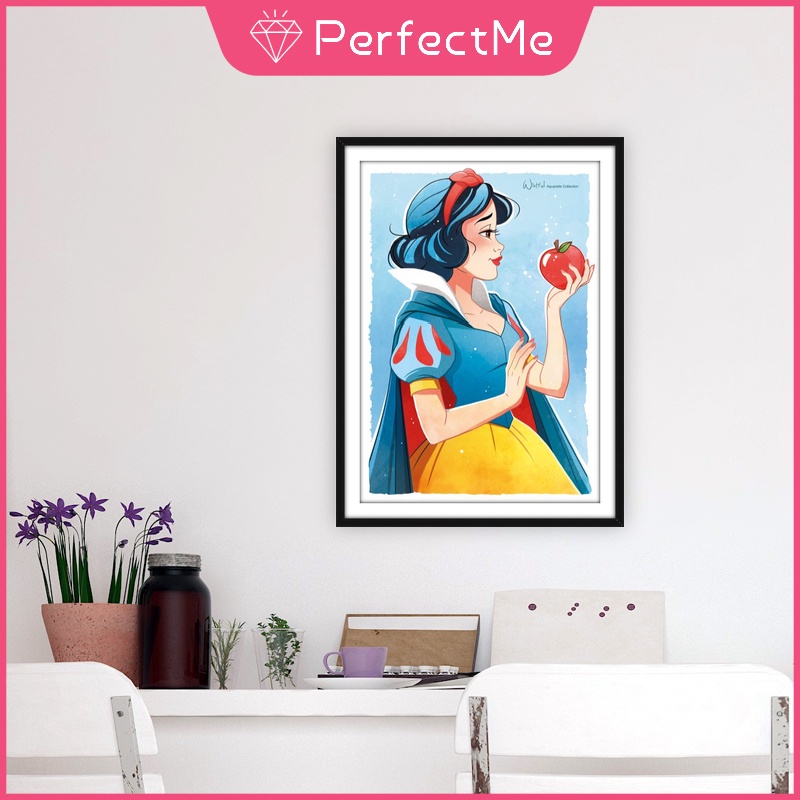 Bộ Tranh Đính Đá 5D Tự Làm 30X40Cm Hình Công Chúa Disney Trang Trí Nhà Cửa