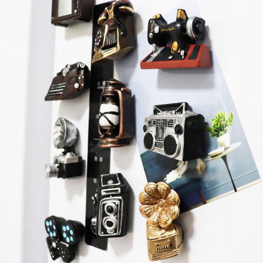 Rebuy1 Miếng Dán Nam Châm Mini Bằng Nhựa Resin Trang Trí Tủ Lạnh Nhà Cửa