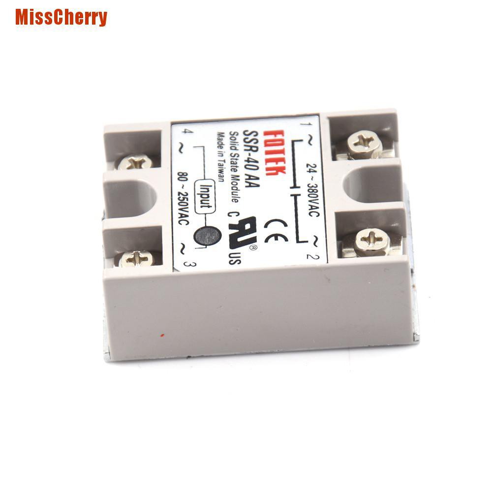 Rơ Le Thái Lan Chất Lượng Cao Ssr-40aa-h 40a Ac 90-480v