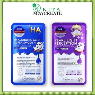 Mặt nạ dưỡng ẩm dưỡng trắng da ha maycreate mask ha -nita- mn01