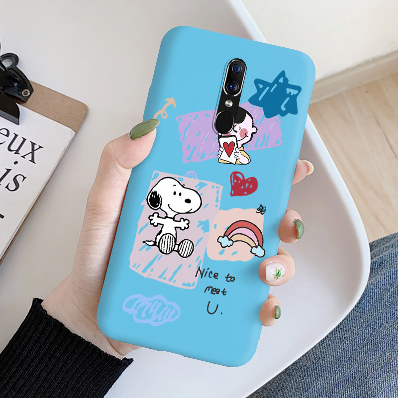 Ốp Lưng In Hình Doraemon Đáng Yêu Cho Oppo F7 F9 K3 R11 Plus R11S Plus R15 Mirror R17 R9 Plus R9S Plus