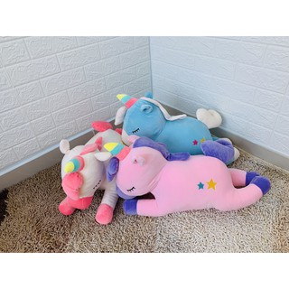 Gối mền ngựa pony 3 trong 1 siêu cute, hàng loại 1 thun 4 chiều siêu mịn, bộ chăn gối văn phòng unicorn kỳ lân ngựa 1 s