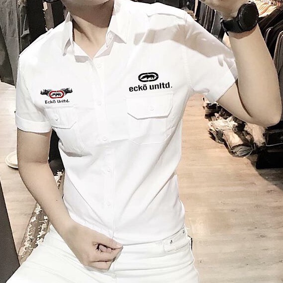 [FREESHIP]Áo sơ mi nam lụa túi vuông hình tê giác ngắn tay cao cấp(ảnh thật) _fashionneww