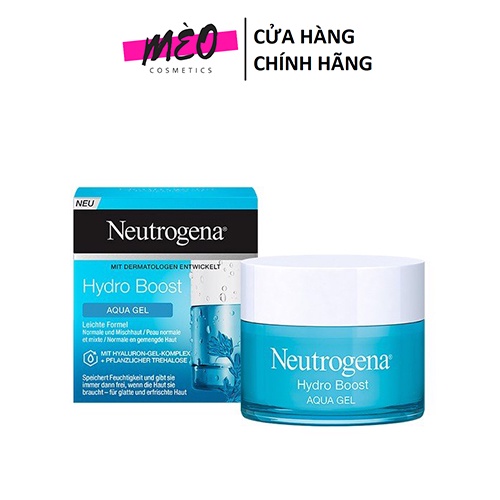 Kem Dưỡng Ẩm Cung Cấp Nước Cho Da Neutrogena Hydro Boost Aqua Gel 50gDưỡng ẩm sâuWaterChống Oxy hoáKhông bết dính