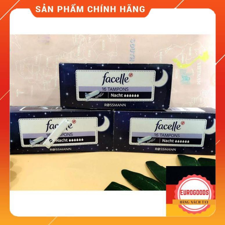 [Freeship- Hàng Đức nội địa] Băng vệ sinh Tampon Facelle Đức- ĐỦ SIZE