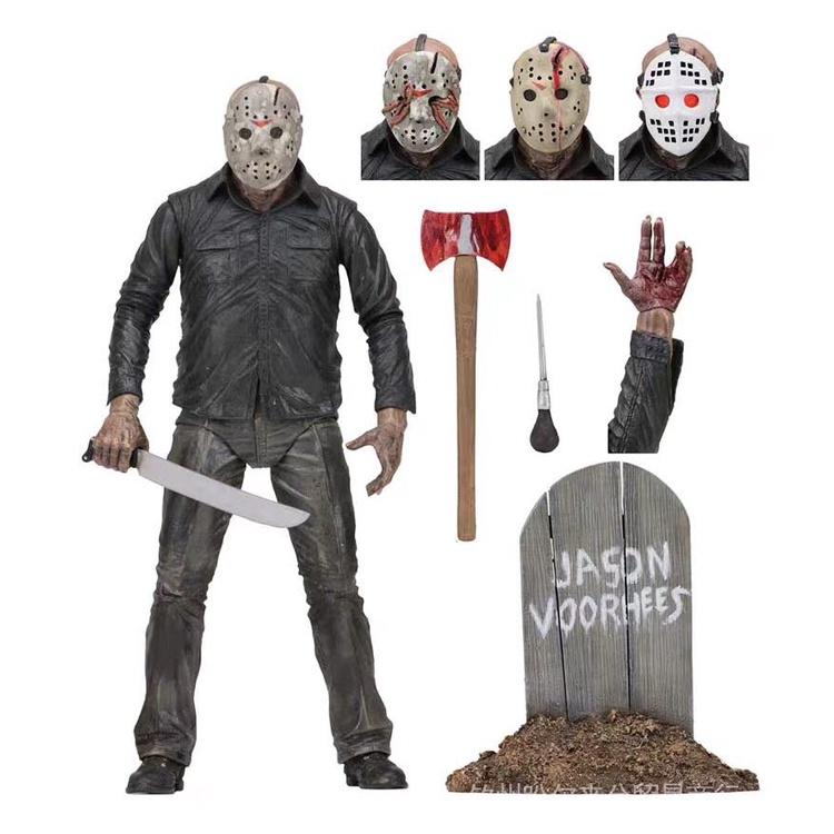 Neca Mô Hình Nhân Vật Jason Texas Madman Trong Phim Thứ Sáu Halloween
