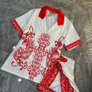 PYJAMA CỘC ĐÙI CLC TRÚC ĐỎ XINH