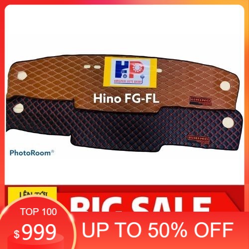 Thảm Taplo Chống Nắng Taplo Dành Cho Xe Tải HINO 500, FG, FL, hino 15 tấn, hino 8 tấn