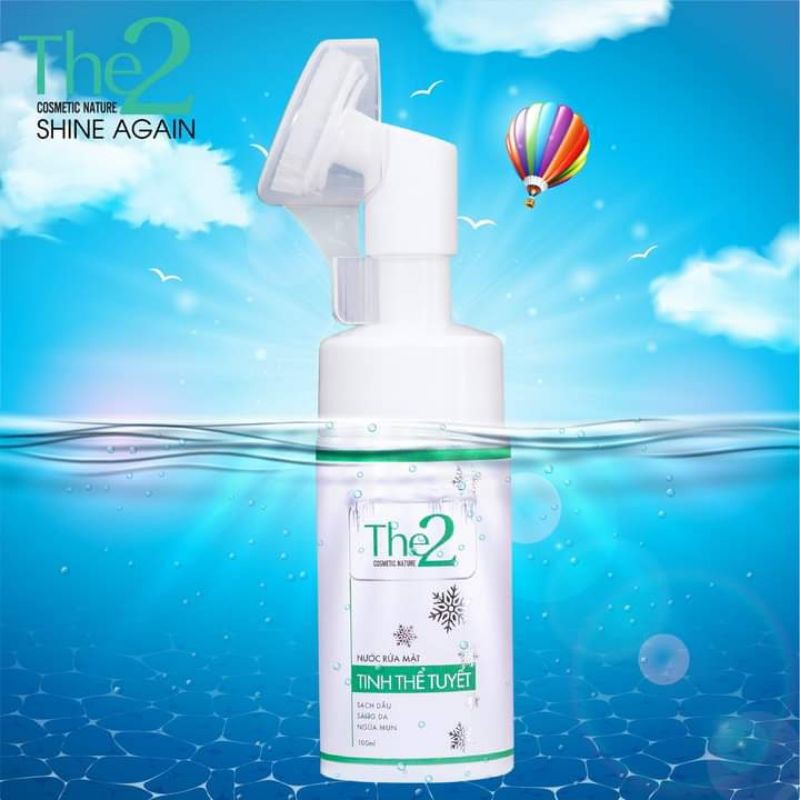Nước rửa mặt tinh thể Tuyết