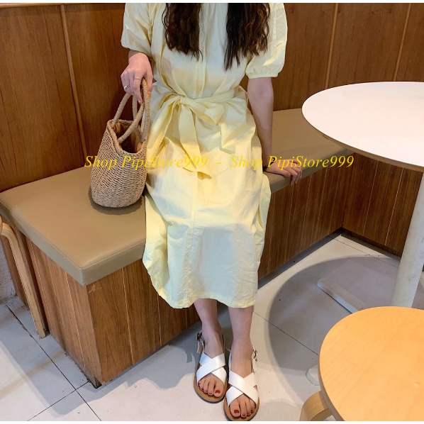 Ảnh thật Sandal Quai Chéo Hàn Quốc Đế Kếp Đi Chơi Đi Biển Cực Xinh G124