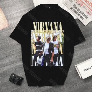 Áo thun in hình Three Boys Nirvana Tee cao cấp , áo phông T shirt nam nữ unisex , MSW Town