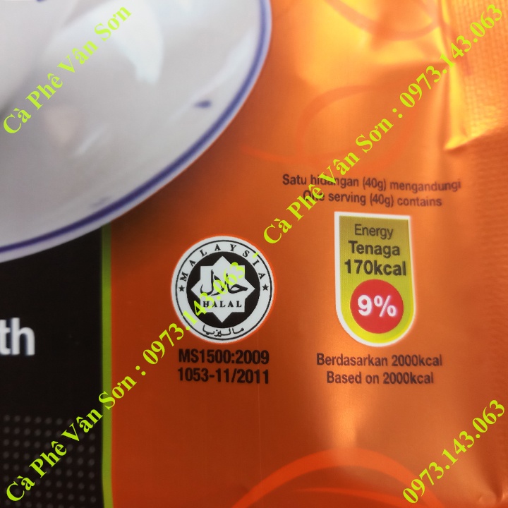 Gói nhỏ 40g trà sữa vị Cà phê Teh Tarik Coffee Aik Cheong