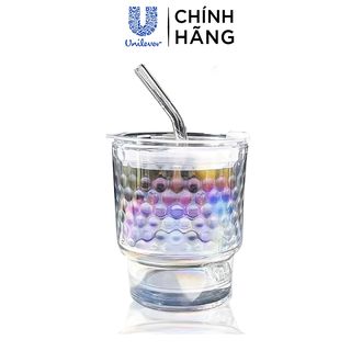 [HC Gift] LY THỦY TINH ỐNG HÚT 400ML (mẫu ngẫu nhiên)