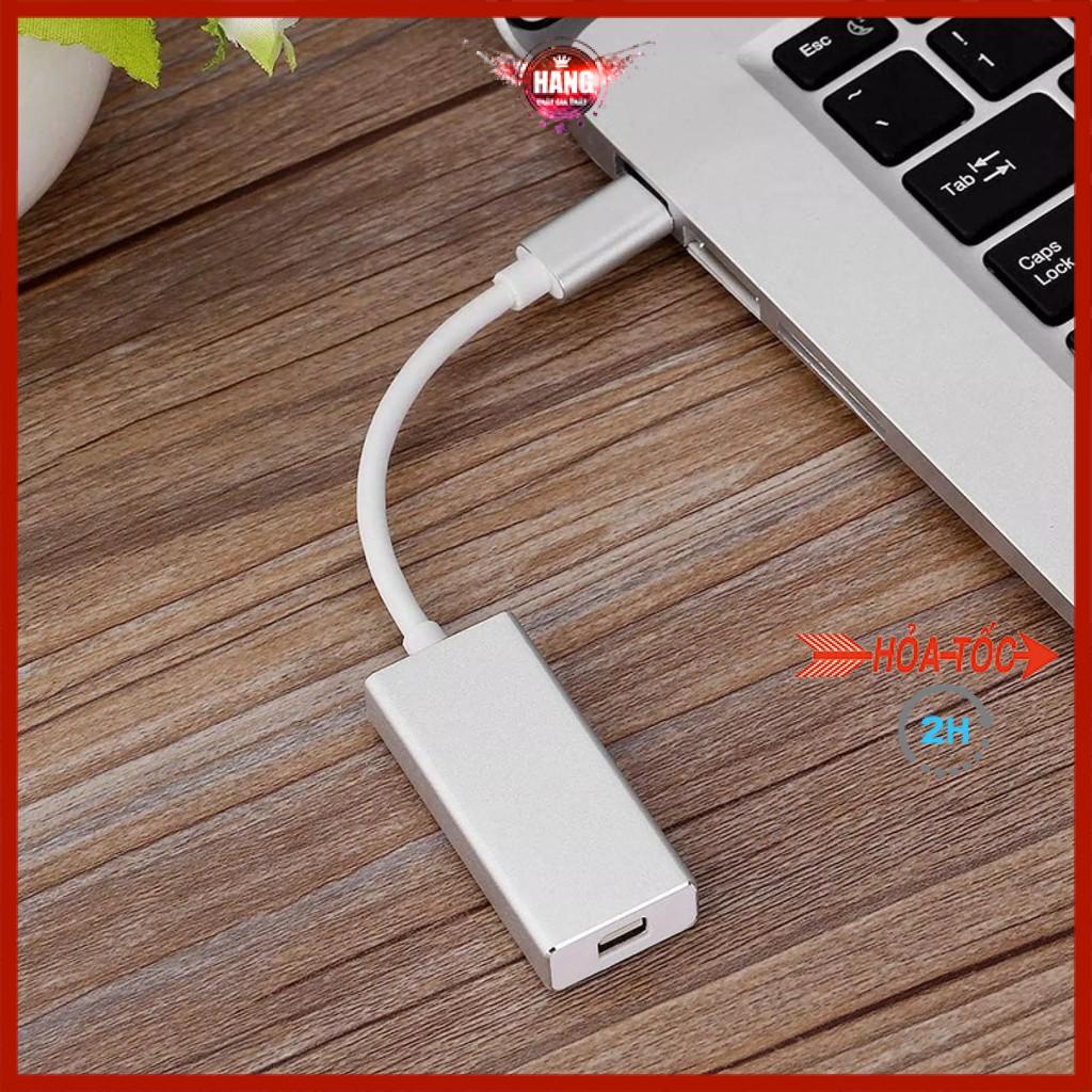 Cáp USB Type C To Mini DisplayPort 4k 60hz, type-c ra mini dp cho Macbook, Samsung Dex, Dell XPS