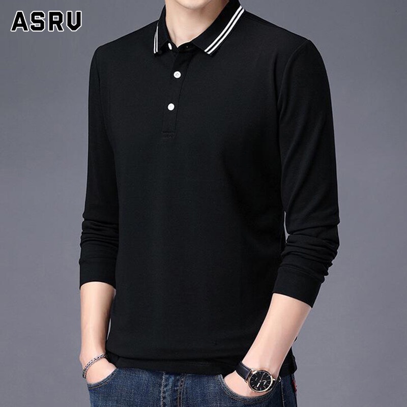 Áo thun AOKANG cổ sơ mi ngắn tay thời trang hè phong cách công sở thoải mái cho nam