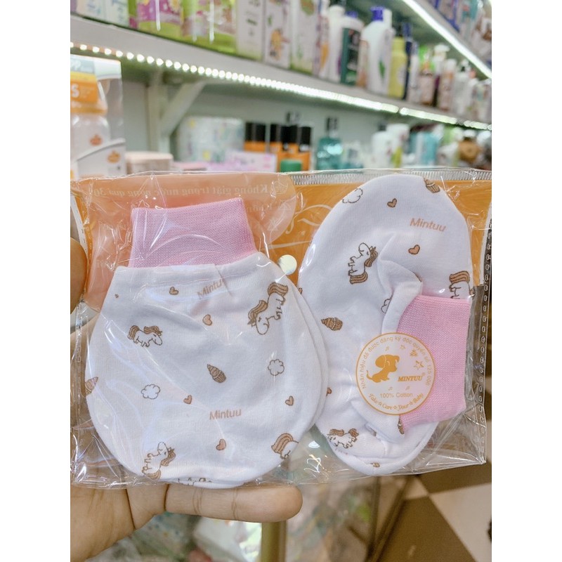 Bao tay chân cho sơ sinh Mintu