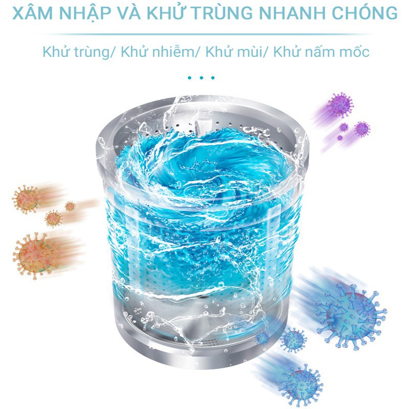 [ SIÊU SẠCH ] 50 Viên  Viên Tẩy Lồng Máy Giặt -Tẩy Chất Cặn Lồng Máy Giặt Hiệu Quả, Vệ Sinh Sạch Vết Ố Bẩn, Lông MH_SHOP