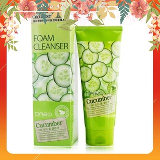 ( VTN ) Sữa rửa mặt dưỡng ẩm, trắng da Dabo Hàn Quốc tinh chất dưa leo 180ml