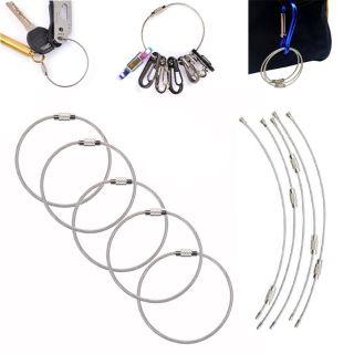 Vòng móc khoá chất liệu thép chắc chắn EDC