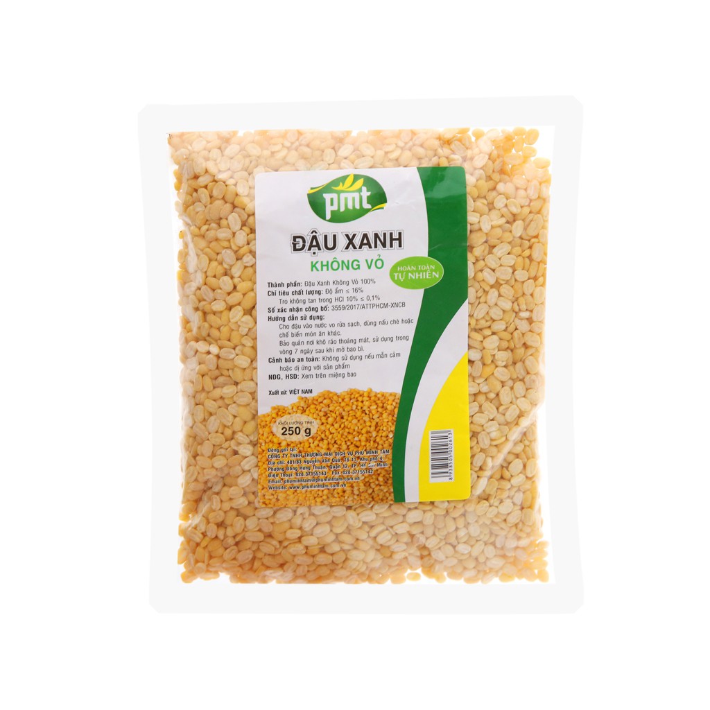 Đậu xanh không vỏ PMT 250g