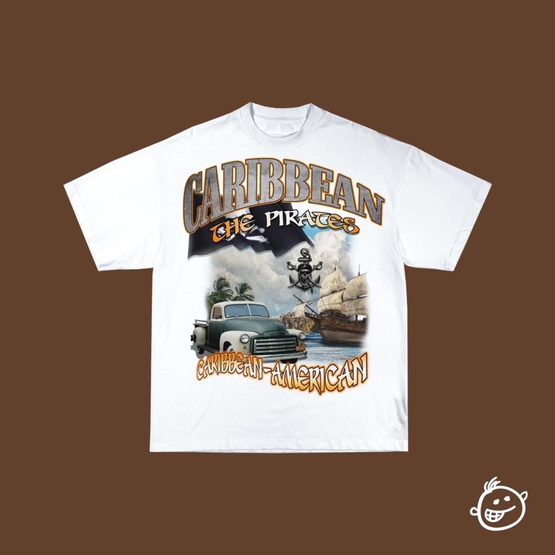 áo CARIBBEAN trắng/đen | BigBuy360 - bigbuy360.vn