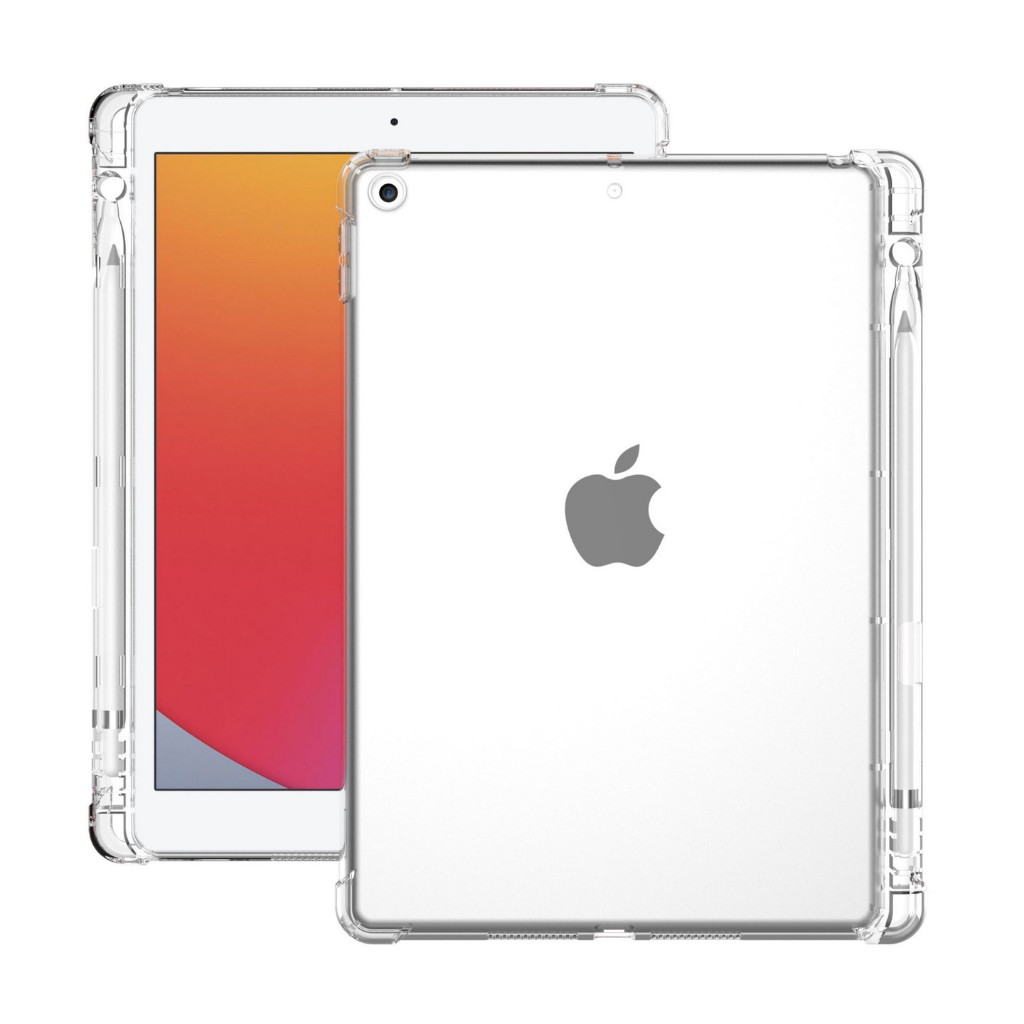 ốp ipad + Ngăn đựng bút silicon Chống Shock ốp Pro 11/10.5/Air 3/10.2 gen 7/8...MART CASE