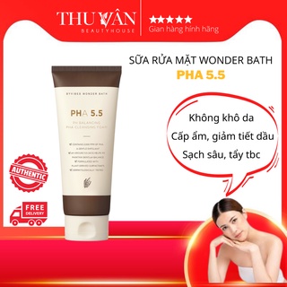 Sữa rửa mặt - byvibes wonder bath pha 5.5 ph balancing pha cleansing foam, 130ml