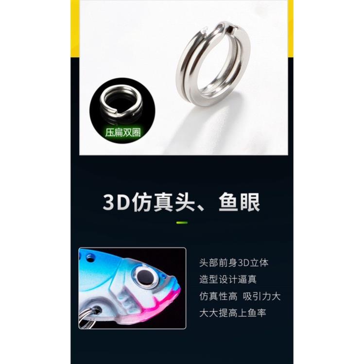 Mồi Câu Cá Sắt VIB Lưỡi BKK Siêu Sắc Bén Dài 5cm nặng 10gam _ LURE _ 37