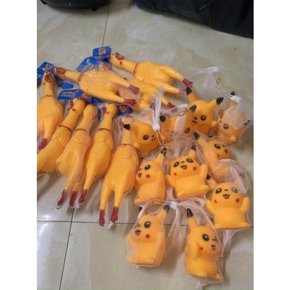 gà la hét, pikachu la hét đồ chơi thư giãn