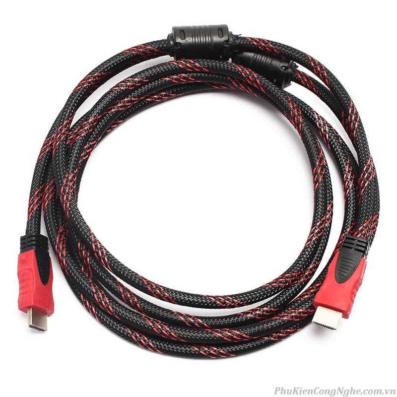 Cáp HDMI tròn bọc lưới dài