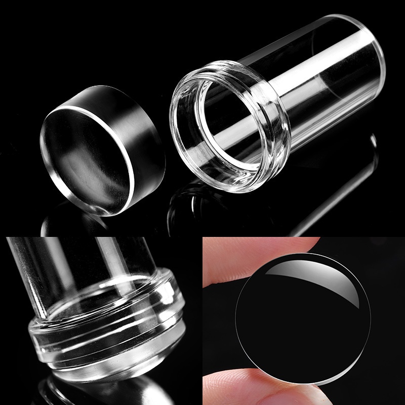 Bộ Dụng Cụ In Móng Tay Nghệ Thuật Bằng Silicone Trong Suốt