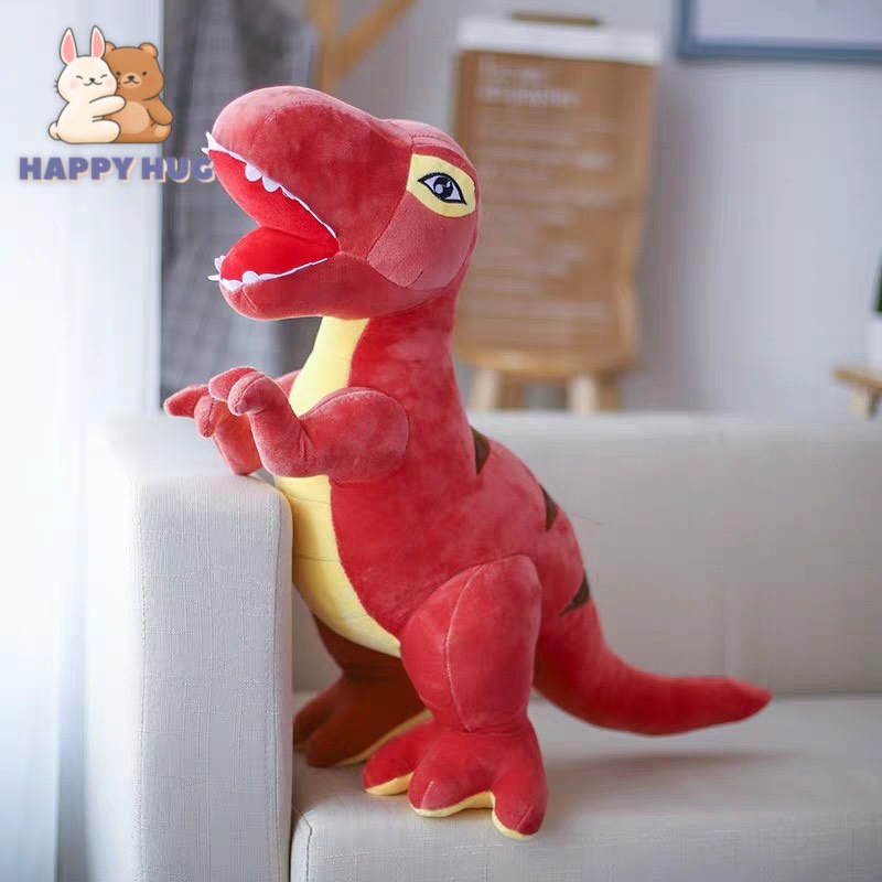 Gấu bông khủng long nhồi bông vỏ nhung cao cấp Size mini đến size 30/40/45/55cm, thú nhồi bông cho bé - Happy Hug