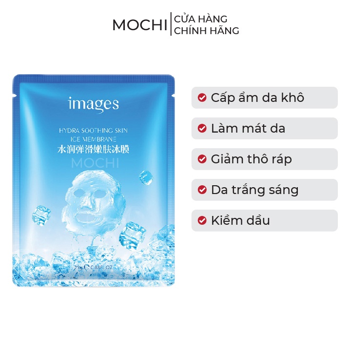 Mặt Nạ Đá Băng Cấp Ẩm Da Khô l Dưỡng Trắng Da Mụn Kiềm Dầu Mask Giấy Đắp Mặt images Nội Địa Trung MOCHI SHOP