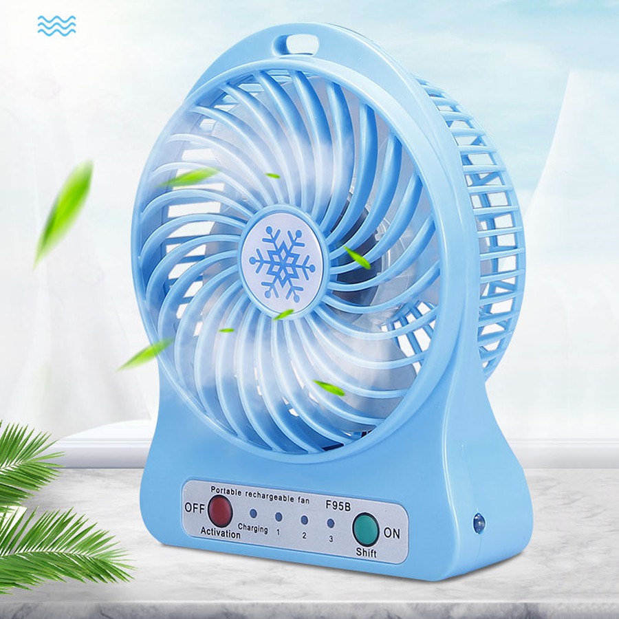 Quạt mini 3 tốc độ thổi bay cơn nóng tức thì | BigBuy360 - bigbuy360.vn