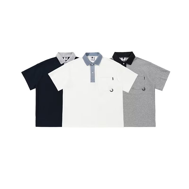 Áo Thun POLO Tay Ngắn Dáng Rộng Thoáng Khí Phong Cách hip hop Thời Trang Mùa Hè Cho Nam