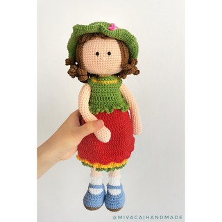 Thú bông handmade: Búp bê tiểu thư Elise