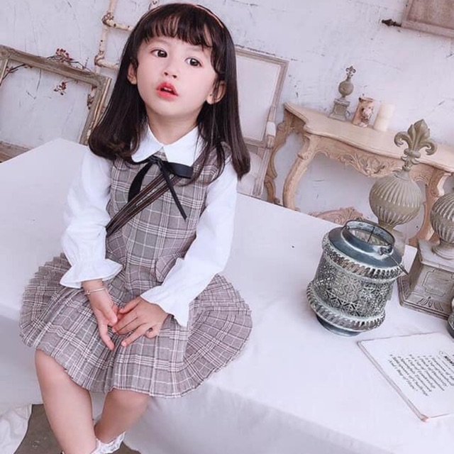 VÁY ĐUÔI CÁ PHỐI SƠ MI ☘️