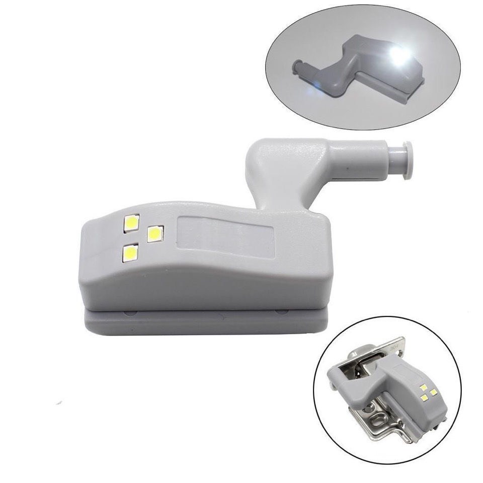 Đèn led bản lề cửa tủ, quần áo, kệ bếp thắp sáng góc tủ P00307359